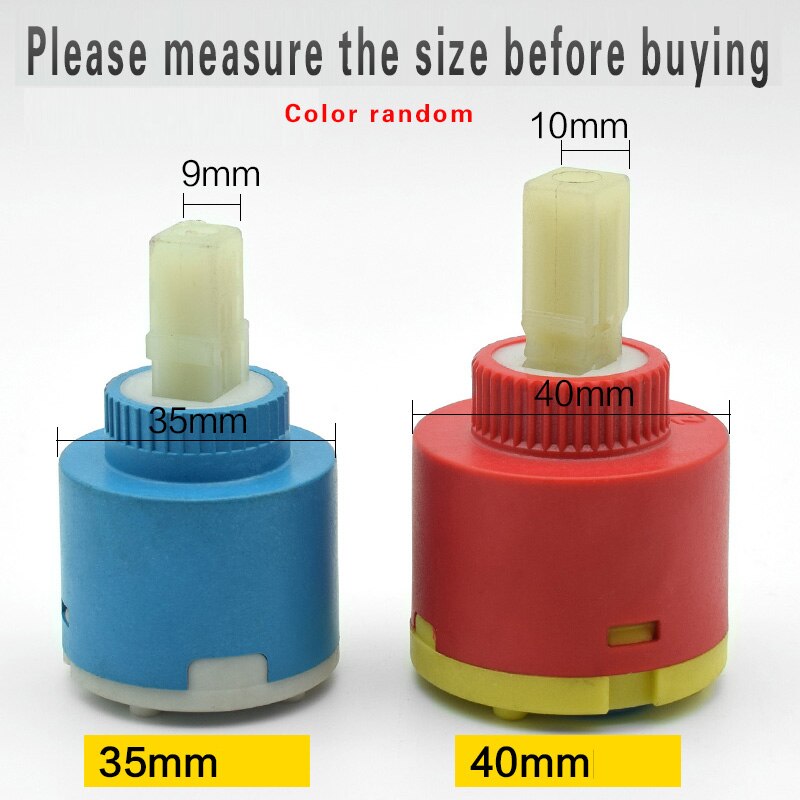 Vandhane enkelt greb håndtag kit badeværelse hane udskiftning vandhane håndtag poleret krom armatur udskift del 35mm 40mm ventil