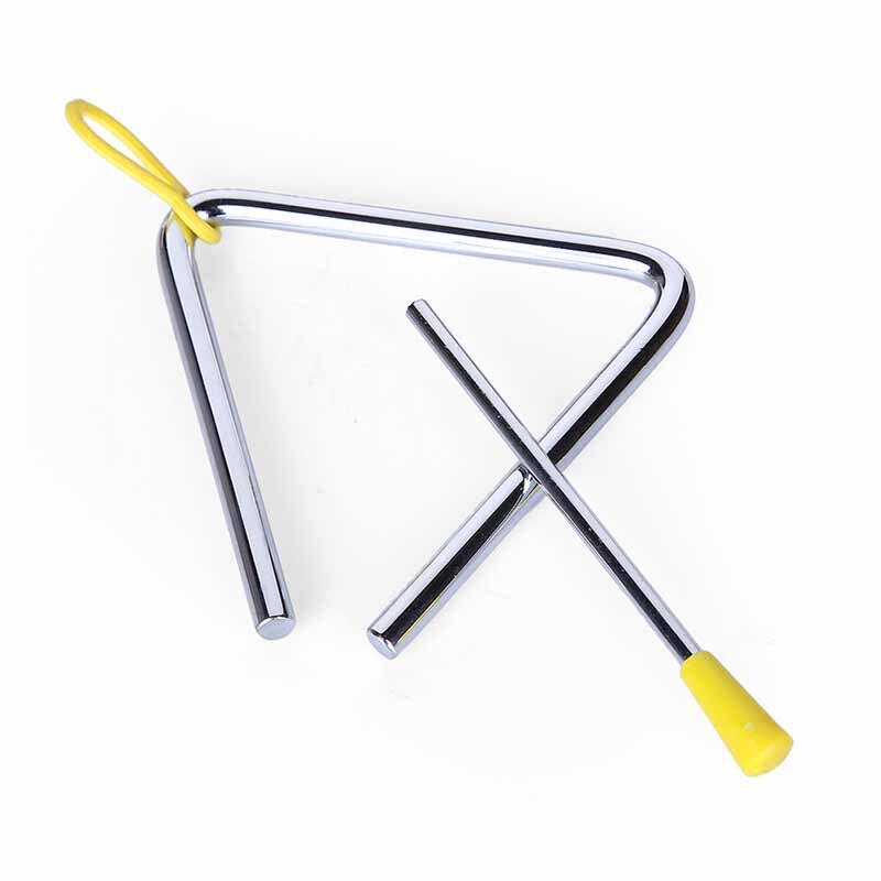 Musical Instrument 4 Inch Triangular Musical Instruments Percussion Musical Educational Triangle For Kids Children'S Day
