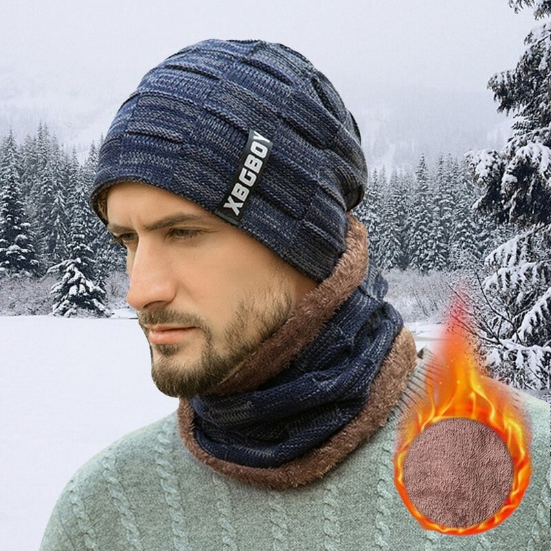 Brand Skullies Beanies Men's Winter Hats For Men Scarf Knitted Hat Cap Winter Beanie Hat Beany Male Homme X Gorro Bonnet Caps: A1