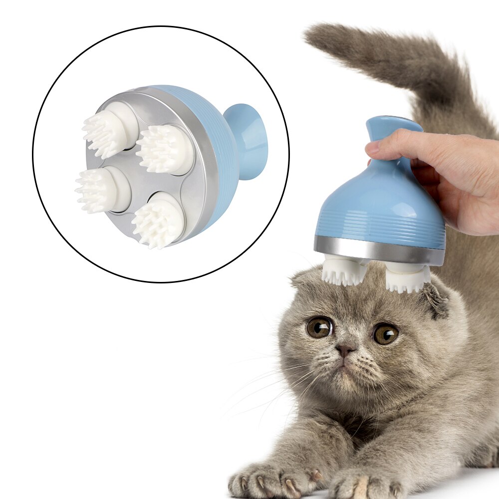 Elektrische Head Massager Multifunctionele Gezondheidszorg Voor Hoofdhuid Body Schouder Hals Huisdier Kat Hond Massage Stress Oplaadbare