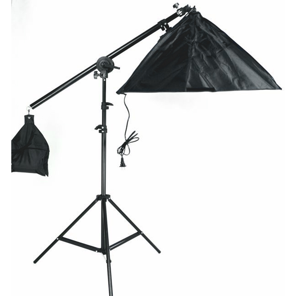 Kit de estudio fotográfico, accesorios de estudio fotográfico, soporte de brazo, trípode, soporte de luz, brazo cruzado, varilla de extensión con bolsa de peso