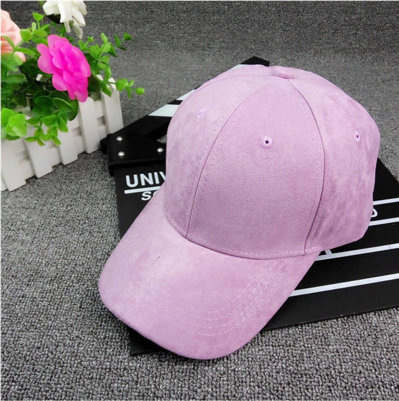 Women Men Unisex Chamois Baseball Cap Plain Blank Adjustable Hat Solid Distressed One Size Stylish Baseball Caps