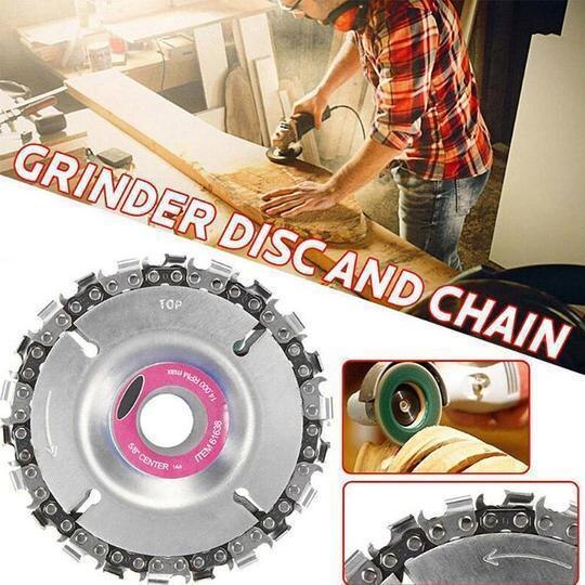 Grinder Wood Carving Chain Disc Wood Carving Disc Woodworking Chain Grinder Chain Saws Disc Chain Plate Tool 5 Inch 4 inch