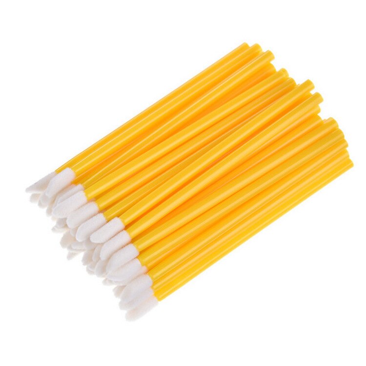 Brochas de maquillaje desechables, cepillo de pestañas, palo de algodón, limpieza de extensiones de pestañas, hisopo, herramientas de belleza, 100 Uds.