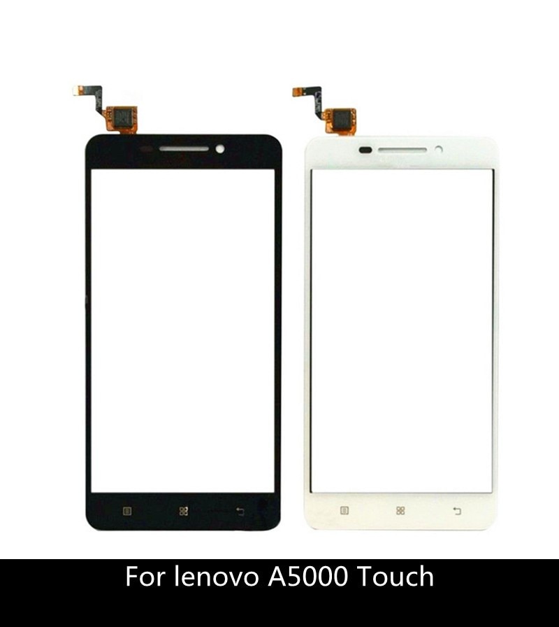 5 ''Smart Telefoon Touch Panel Sensor Voor Lenovo A5000 Touch Screen Digitizer Panle Voor Glas Lens Touchscreen + 3M Sticker