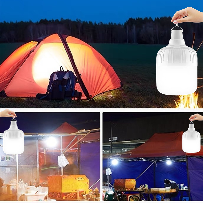 350W Draagbare Kampeerverlichting Batterij Lantaarn Oplaadbare Lamp Bbq Tenten Verlichting Huis Buitenlamp Usb Led Noodverlichting