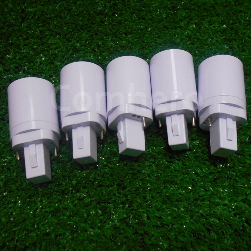 G24 to e27 led pærer lampe cap lys sokkel base skrue holder adapter konverter  g24d-1,g24d-2,g24d-3 to e27 skrue base converter