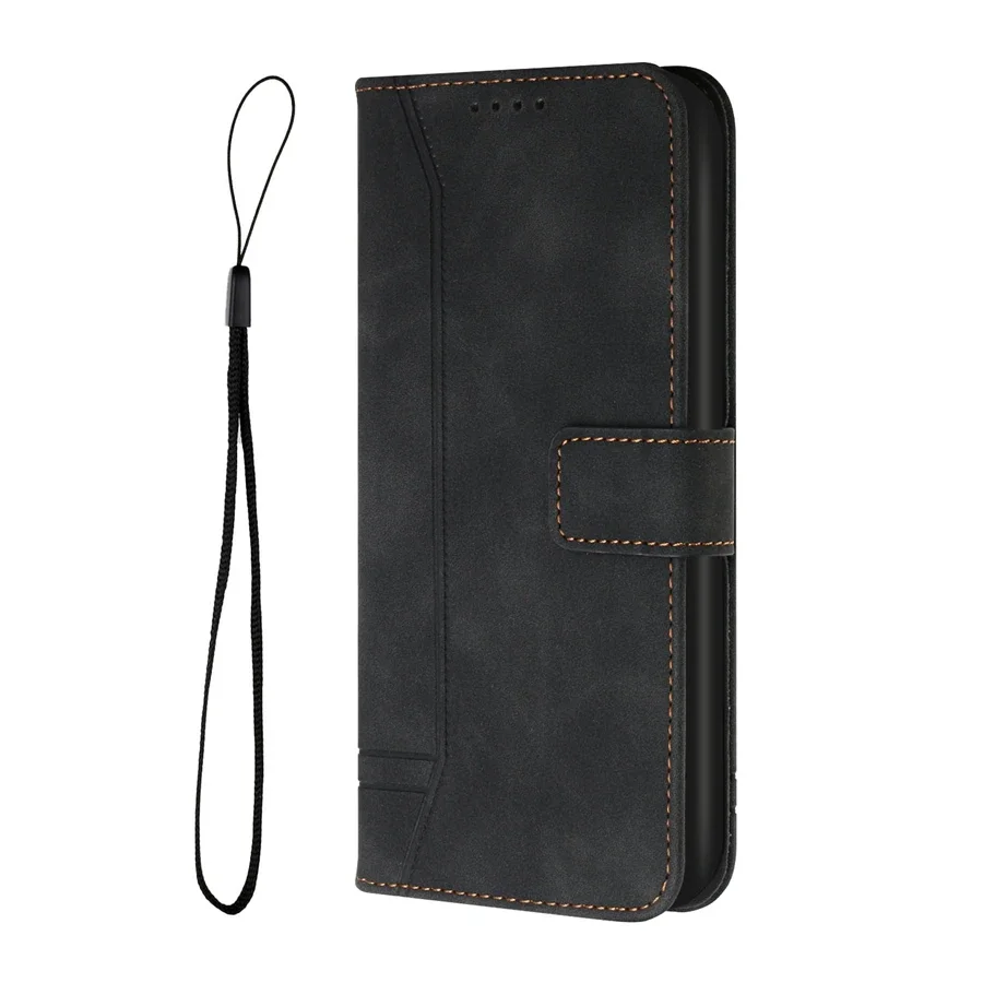 Funda de teléfono MotoG50 para Motorola Moto G50 5G MotorolaG50 G MotoG 50, funda tipo billetera con soporte, fundas de cuero con ranuras para tarjetas, funda Coque: ABS / Negro
