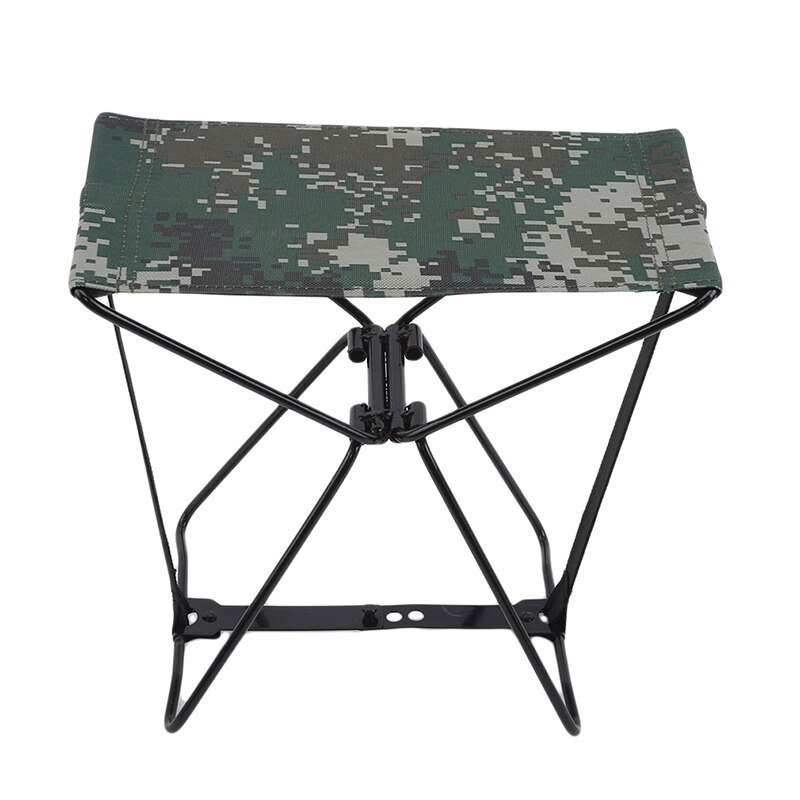 Lightweight Outdoor Compact Portable Aluminium Alloy Folding Fishing Stool Collapsible Camping Seats Hiking Stool: Green