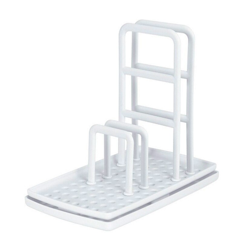 Multifunctional drain rack stores content rack kitchen dishcloth rack washcloth drain stores dish rack dry dish rack stuff: White