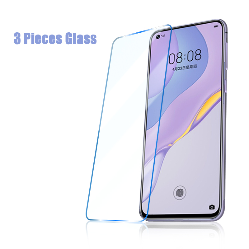 3PCS Protective Glass for Huawei P30 Lite P50 Pro Glass Screen Protector for Huawei P20 P40 Lite Pro P10 P8 P9 Lite Glass