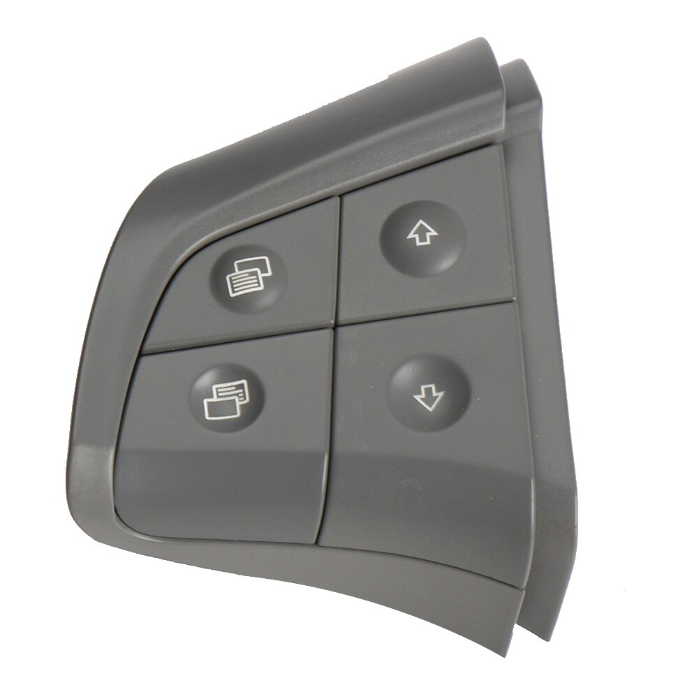 4 tasten Auto Lenkrad Schalter Kontrolle Geschmack für Mercedes-Benz ML-Klasse/Benz ML/GL/R/B Klasse W164 W251 W245 Auto Zubehör: grau links