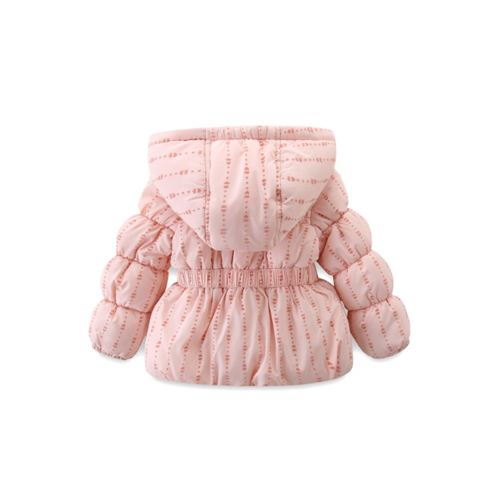 Mudkingdom veste de bouffées pour filles, manteaux d'hiver à capuche, épais et , en coton pour filles, vêtements d'extérieur pour enfant