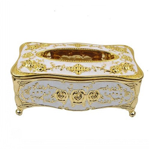 Minch Tissue Doos Luxe Doos Europa Retangle Servet Tissu Houder Ring Houder Papier Wc Tissue Opbergdoos Houder Elegante: 1