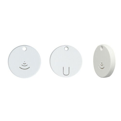 Mini nøgle finder smart bluetooth anti-lost tracker gps tyveri enhed børn alarm bil børn nøgle taske tegnebog placatorer bærbare: Hvid