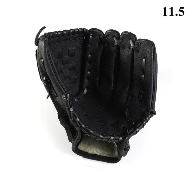 Outdoor Sport Drie kleuren Honkbal Handschoen Softbal Praktijk Apparatuur Grootte 10.5/11.5/12.5 Linkerhand voor Volwassen Man vrouw Trein: Chocolade