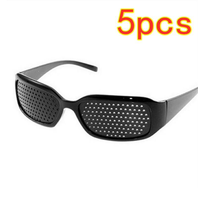 Eyesight Improvement Care Exercise Eyewear Pinhole Glasses Train Care Exercise Eye Eyesight Improve Glasses: 5pcs