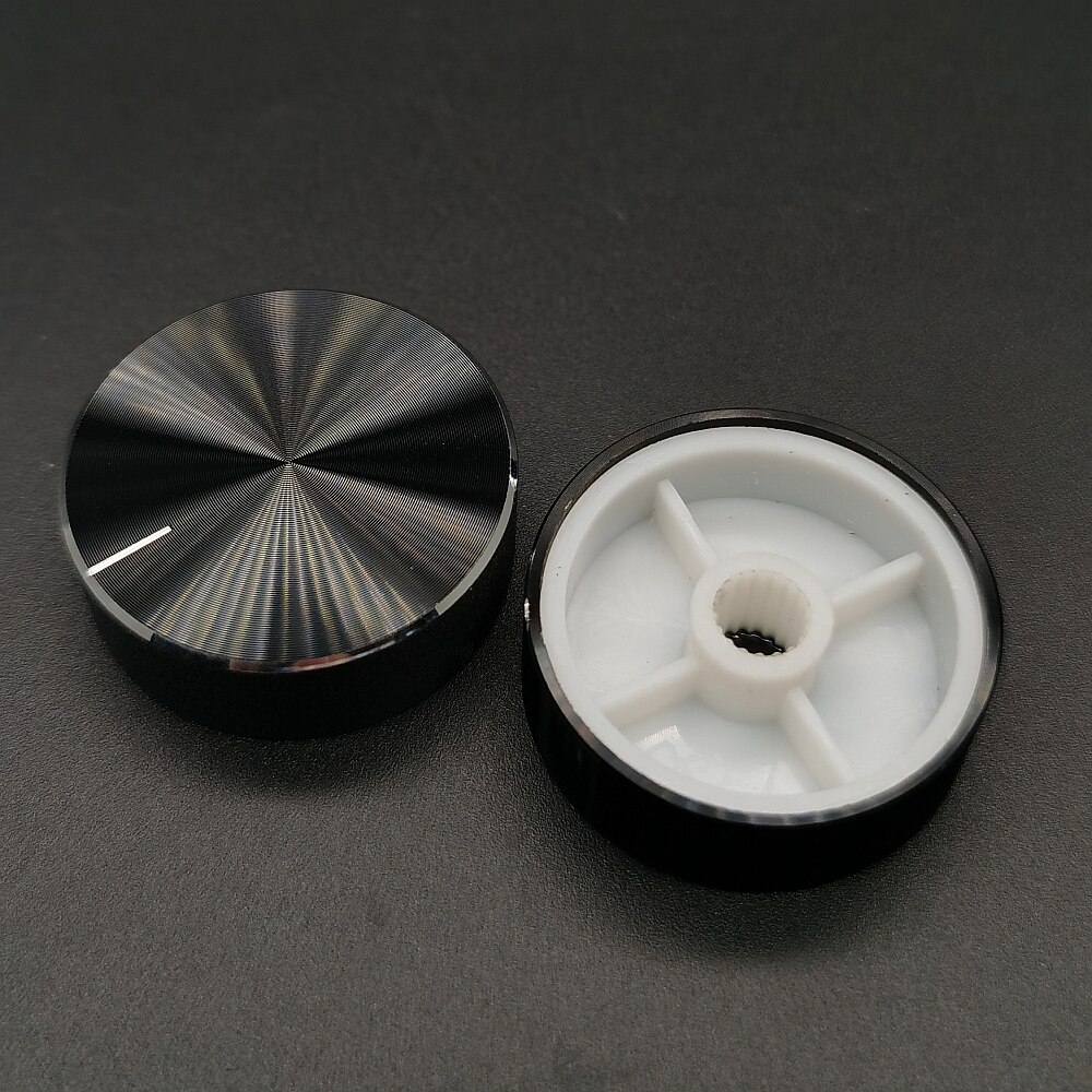 Potentiometer Knob Cap Encoder Volume Control Knob Audio Knob for Rotary Taper Potentiometer Hole 6mm Knob