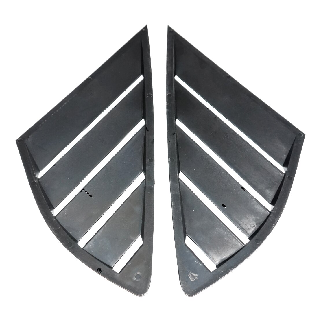 DWCX-cubierta de ventilación para Ford Fusion Mondeo 4D, embellecedor de Panel lateral de la ventana del cuarto trasero, ABS, , , , , , , 2 uds.