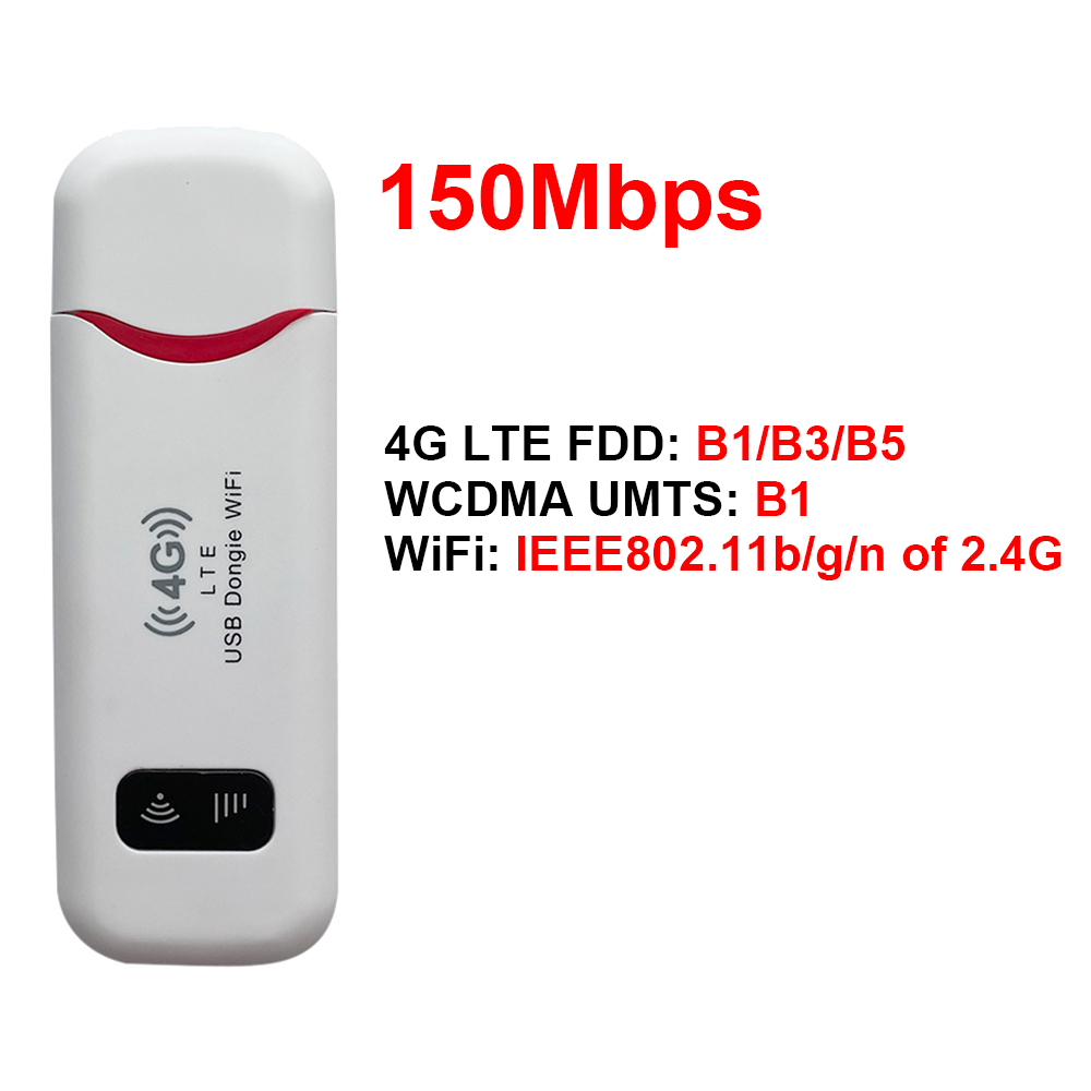 Przenośny kieszonkowy 4G Router wi-fi 150Mbps Router wi-fi Modem 2100mAh MiFi z gniazdo karty Sim szerokim zasięgiem do podróży na zewnątrz: Złota