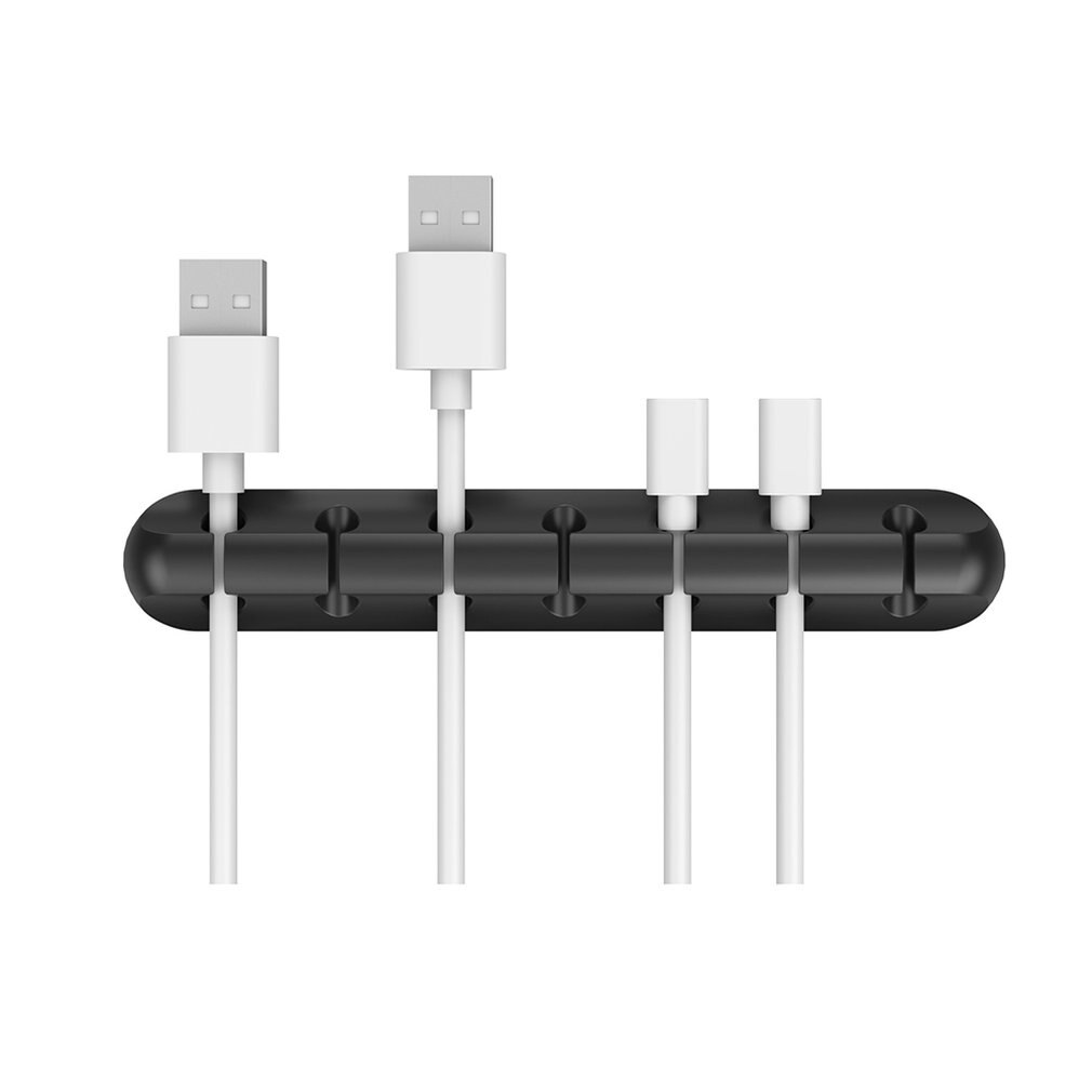 Desktop Charging Data Cable Organizer Silicone Storage Fixed Cable Organizer