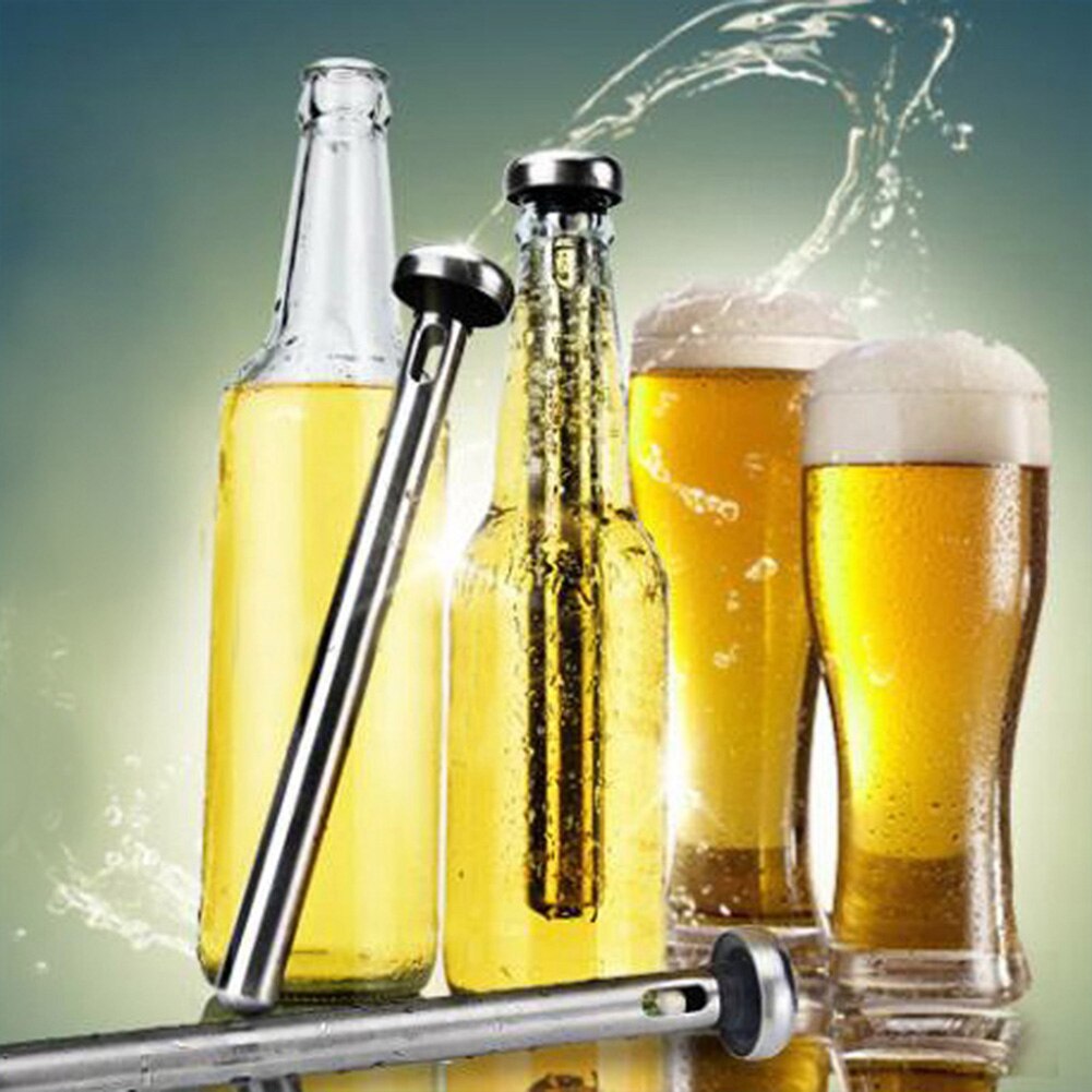 304 Stainless Portable Beer Wine Beverage Chiller Stick Cooler Kitchen Tool