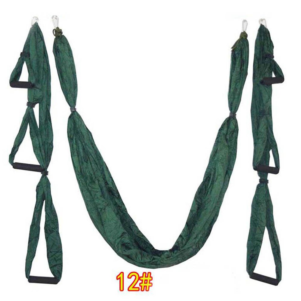 6 Handles Anti-gravity Yoga Hammock Swing Parachute Yoga Gym Hanging Outdoor Leisure Decompression Hammock