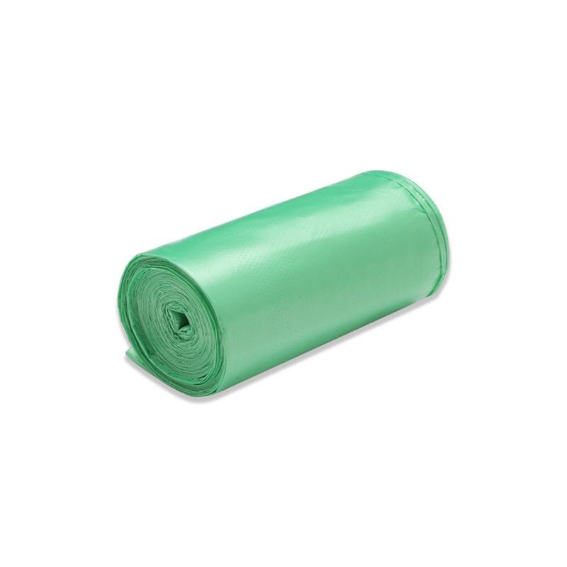 Bolsas de basura, bolsas de basura gruesas de un solo Color, duraderas, desechables, de plástico para limpieza ambiental, utensilios de cocina para el hogar: green