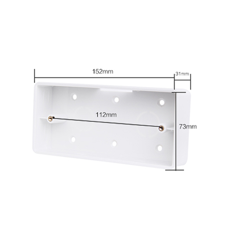 118 Type US AU Standard Universal Bottom Box Wall Housing Light Switch Socket Mounting Box Inner Cassette Junction Box: 152mm