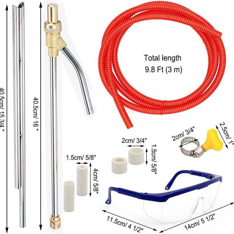 Pressure Washer Sandblasting Kit, 5000PSI Wet Blasting Blaster Car Washer Sandblasting Kit for Karcher K Series