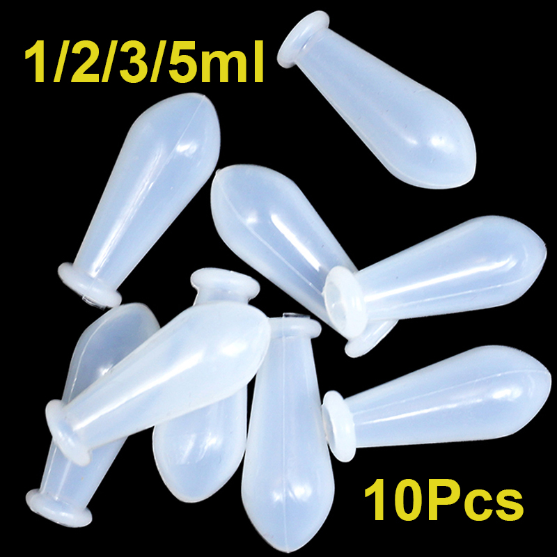 Laboratory dropper suction cap silicone cap calibration pipette rubber suction ball 1ml 2ml 3ml 5ml rubber head 10 pcs