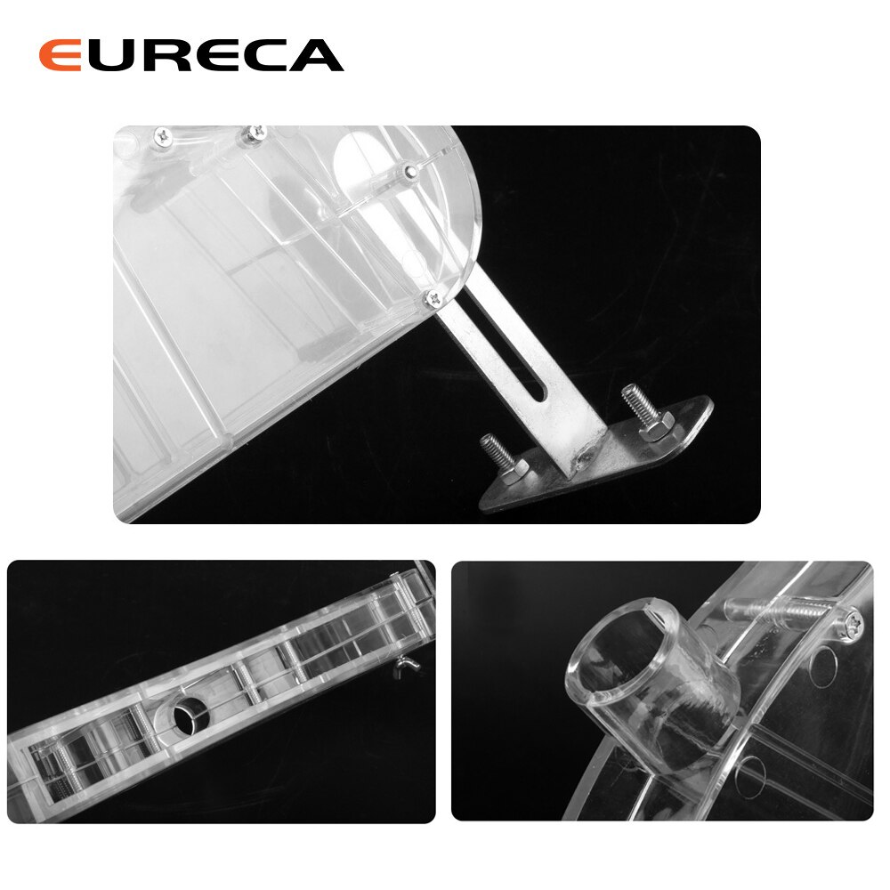 Couvercle de protection pour scie de Table, bricolage, coque de sécurité, support universel, outil de distribution, tuyau Transparent Anti-poussière, routeur à bois