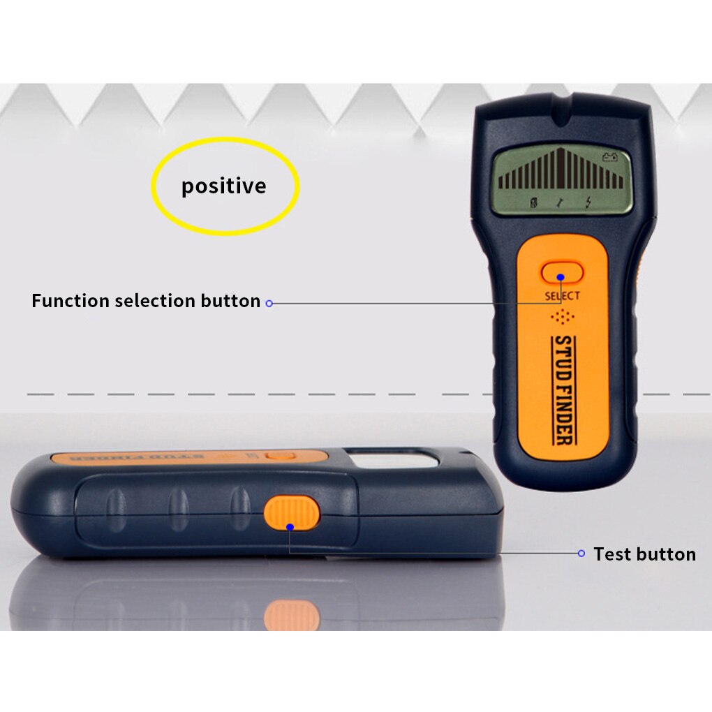 Diepte Metaaldetector Verborgen Stud Finder Verborgen Draad Detector Muur Scanner Hout Stud Metalen Kabel Detector Met Alert