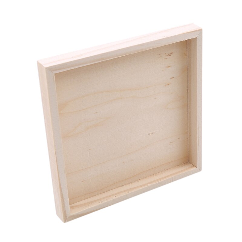 Collectie 1 Pcs Houten Plaat Voor Zeszijdige Schilderen Gebouw Puzzel Houten Pallet 12Cm X 12Cm Educatief Ontwikkeling Speelgoed