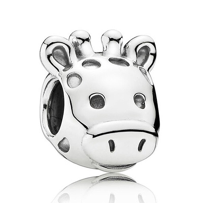 Onnekas heiluttaa kissa sammakko prinssi panda leikkisä sika vanhempi pöllö eläin helmi 925 sterlinghopeaa charmia istuva rannekoru tee itse koru: 7