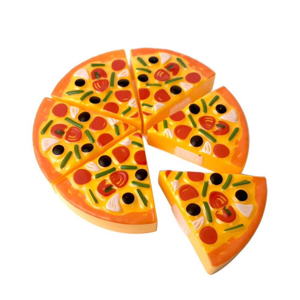 Mini jouets Pizza 16*16cm pour enfants | Faux aliments, faux jouets de Pizza, jeu semblant de jeu, trancher en plastique, ensemble de gâteaux d'anniversaire, produits pour filles, jouets de fête pour garçons