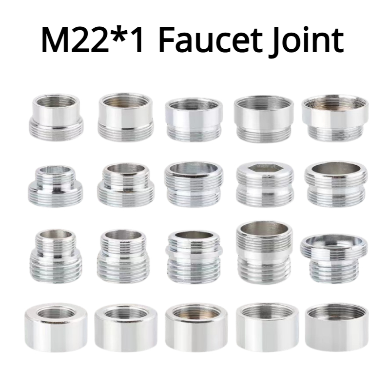 1 teile/los M22 zu M20 M18 M28 Gewinde Edelstahl Stecker Wasserhahn Gelenke Wasserfilter Zubehör Küche Wasserhahn Adapter