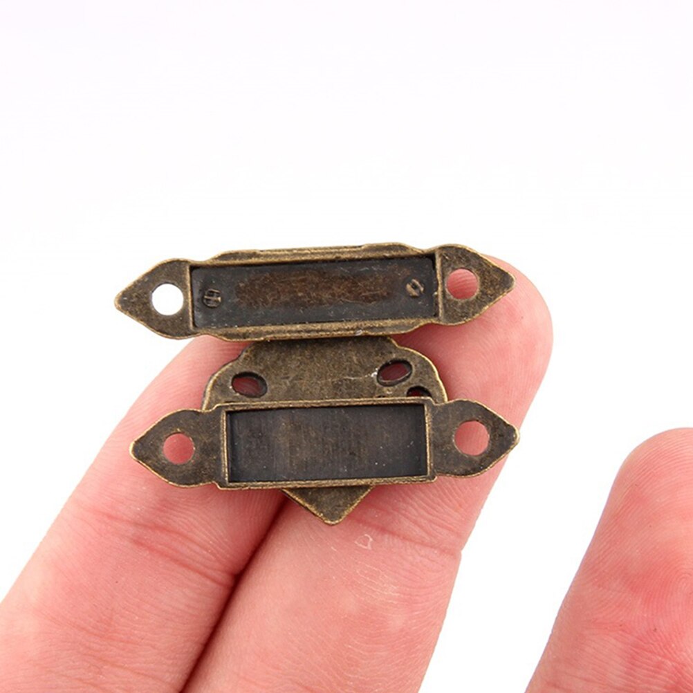 10 Sets Simple Useful Jewelry Box Buckle Box Buckle Jewelry Box Lock Retro Lock Buckle