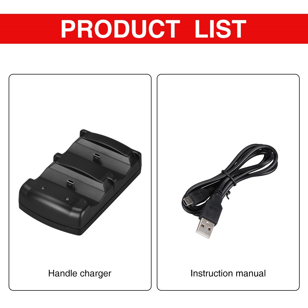 Dual Ladegeräte USB Dual Lade Powered Dock Ladegerät für PlayStation 3 für Sony für PS3 Controller Navigation