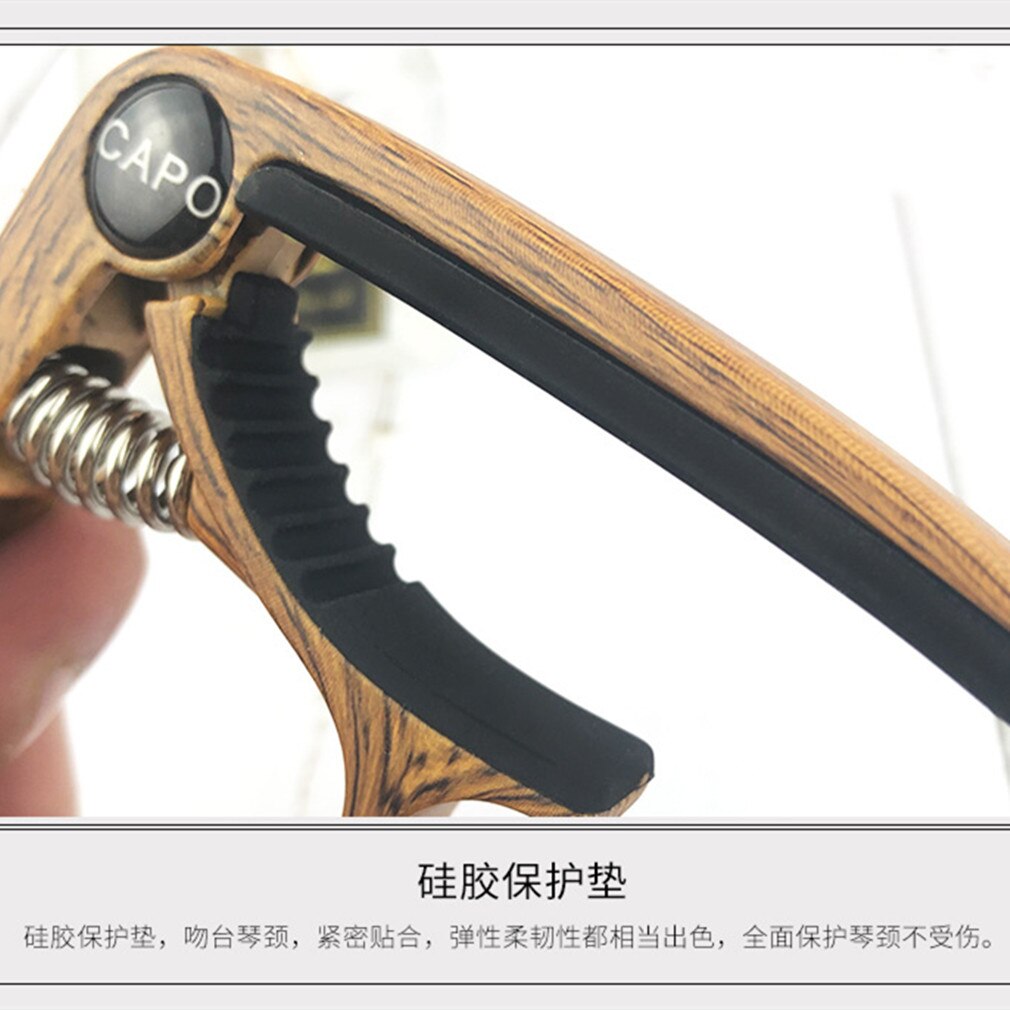 Metallic Capador Voor Gitaar Elektrische Guitarra Tuning Klem Gitaar Capo Voor 6 Snarige Akoestische Muziekinstrument Accessoires