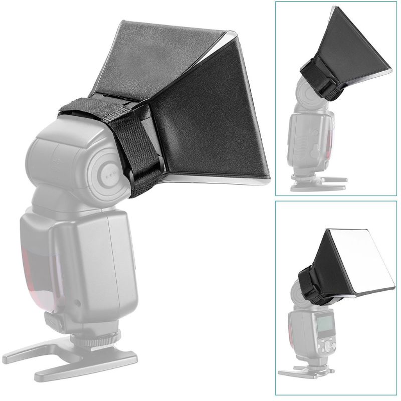Universele opvouwbare flitser, softbox, diffuser, camera, fotoflitser, softbox, kit, gereedschap voor nikon en canon.