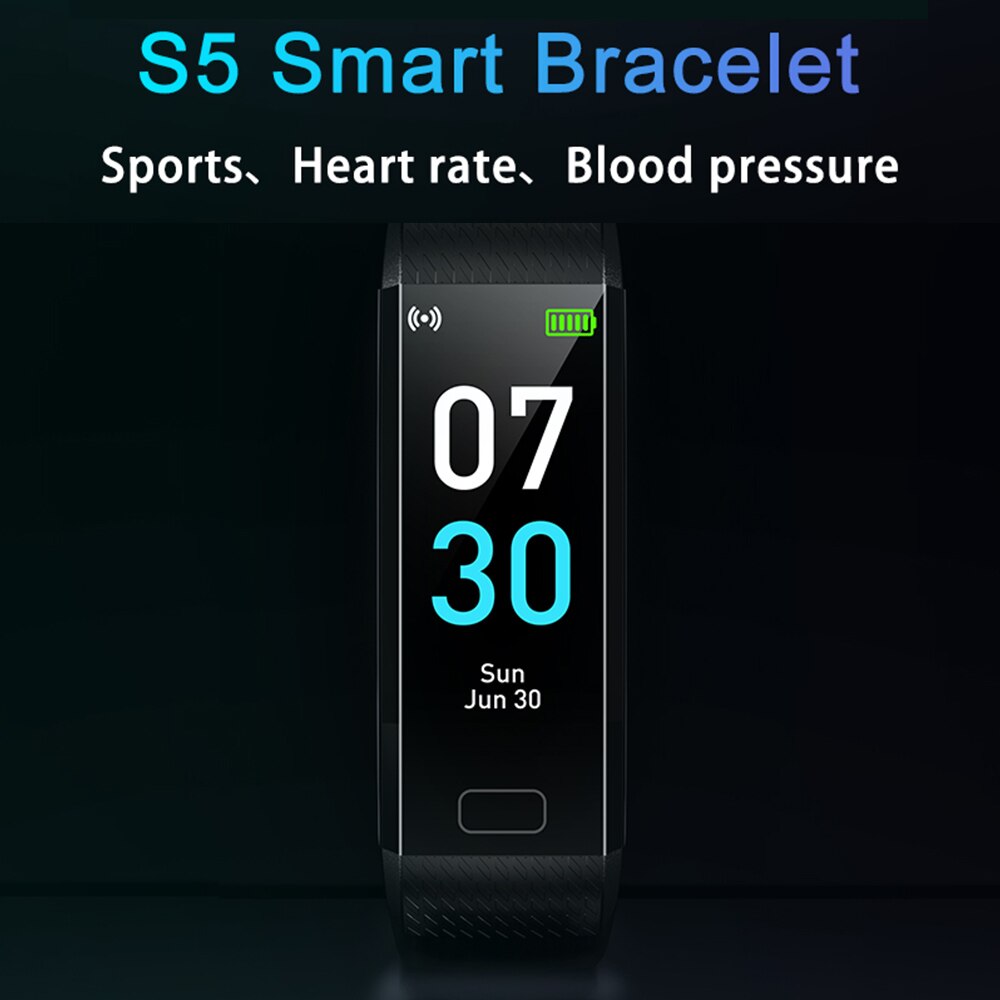 Smart klocka dam sport män smart band blodtrycksmätare  ip68 vattentätt smartwatch armband för android ios telefon