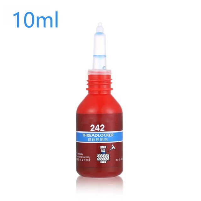 Universaali 10ml anaerobista liimaa kierrelukko lukitusliima tiivistys ruosteenesto kierteitetyt mutterit metallin lukitusliima: 10ml 242