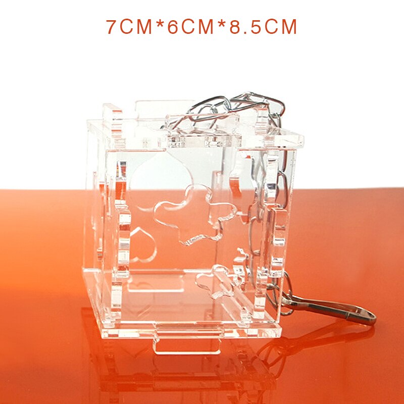 Birds Foraging Toys Parrot Intelligence Training Acrylic Fruits Food Feeder Cage Impovement Chewing Toys Pet Birds Products