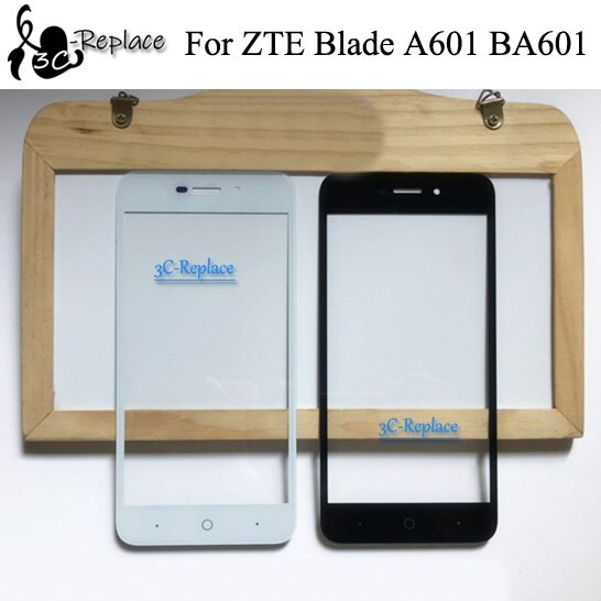 Een + Voor Zte Blade A601 Een 601 Touchscreen BA601 B A601 Digitizer Touchscreen Glas Lens Panel Zonder flex Kabel