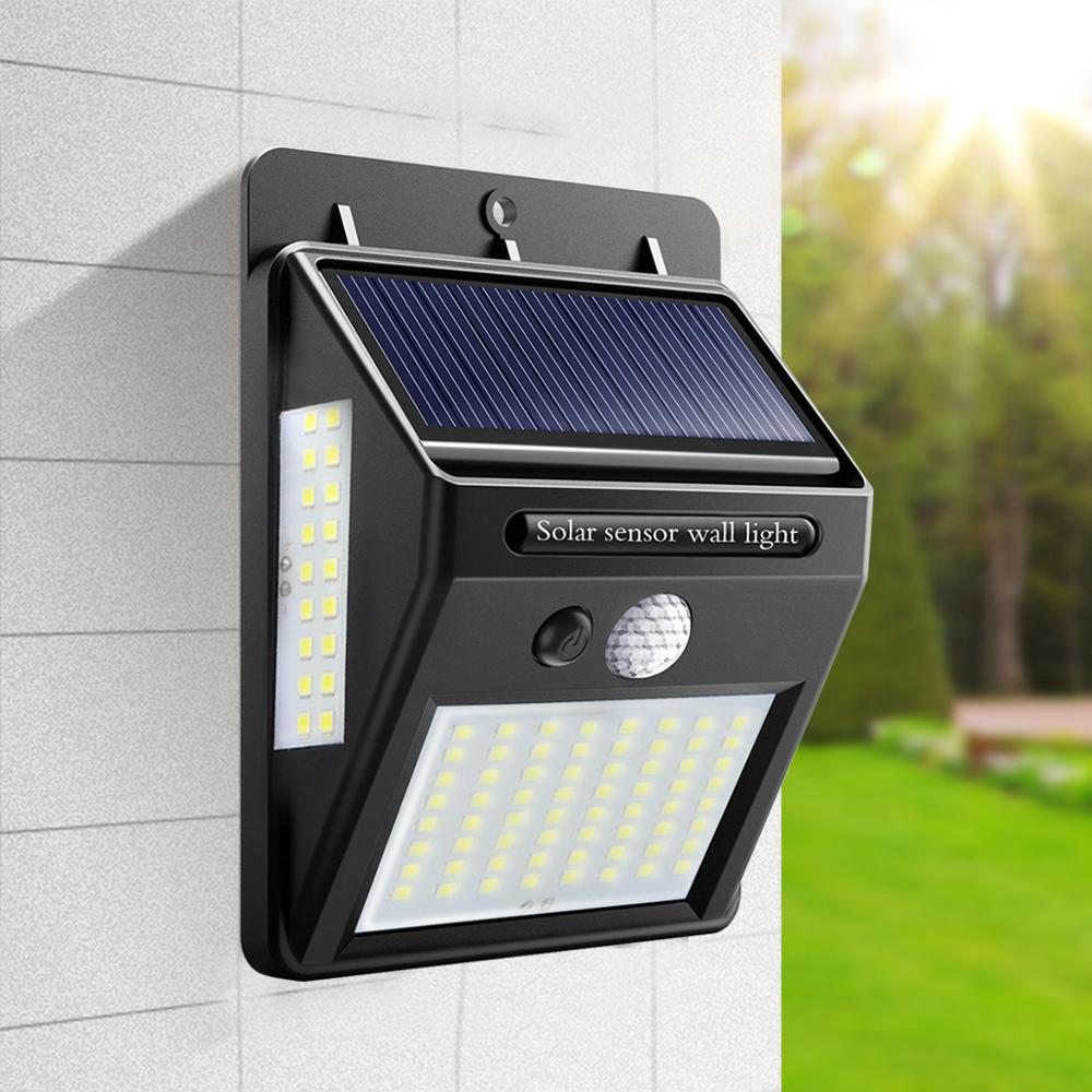 100 LED Solar light Outdoor verlichting LED Solar lamp PIR Motion Sensor Tuin licht Zonne-energie wandlamp Straat lamp waterdicht