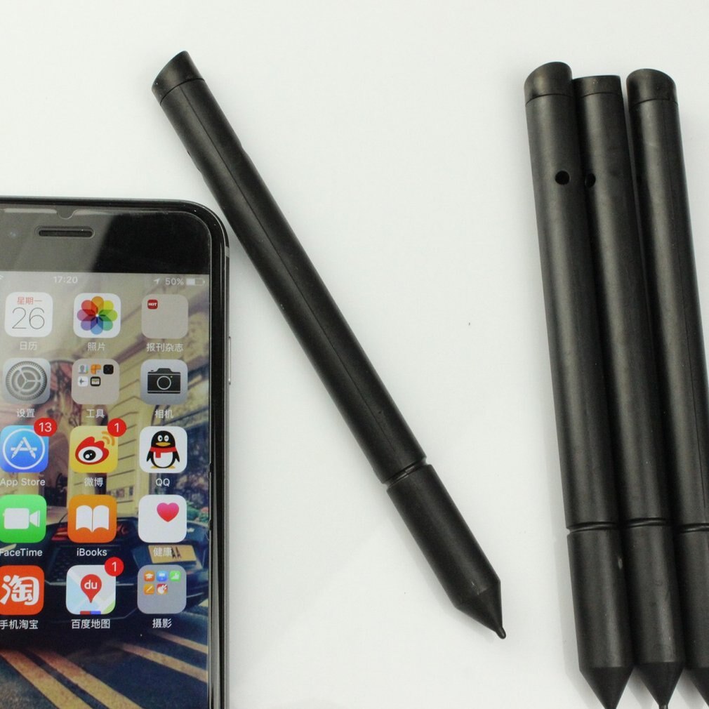 Touchscreen Stift Stift Universal- Touchscreen Kapazitiven Stift Kuli Für Smartphone Tablette Für iPad Punkt Runde Dünne spitze