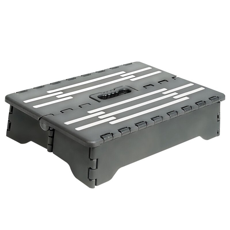 Folding Step Stool Portable Plastic Anti-Slip High Riser Half Step Door Walking Stool For Elderly Pregnant Kids Toddlers Kitchen