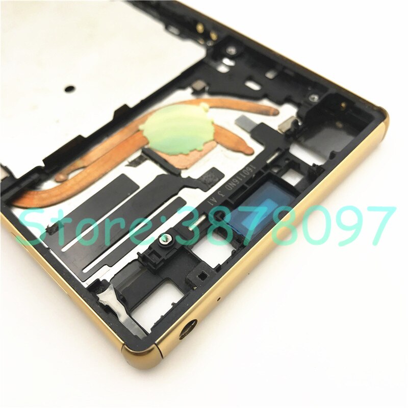 Original For Sony Xperia Z5 Premium Z5 Plus Z5p E6853 E6883 E6833 Middle Frame Front Faceplate Bezel Housing+battery case cover