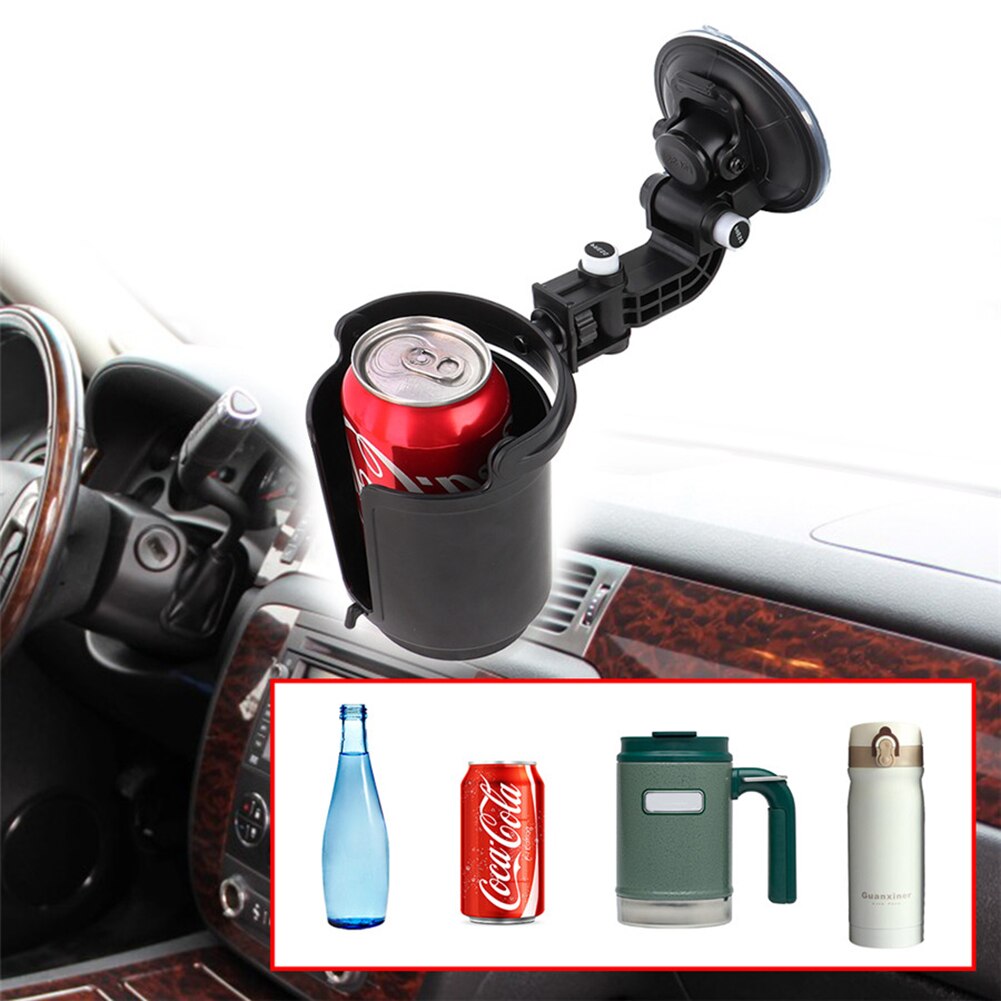 Auto Cup Holder In The Car Recessed Folding Cup Drink Holder Recessed Sturdy Black Folding Vehicle Adjustable Drink Cup Holder